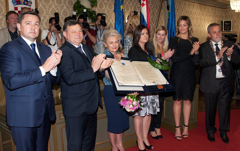 RUDOLF PEREŠIN POČASNI GRAĐANIN GRADA ZAGREBA